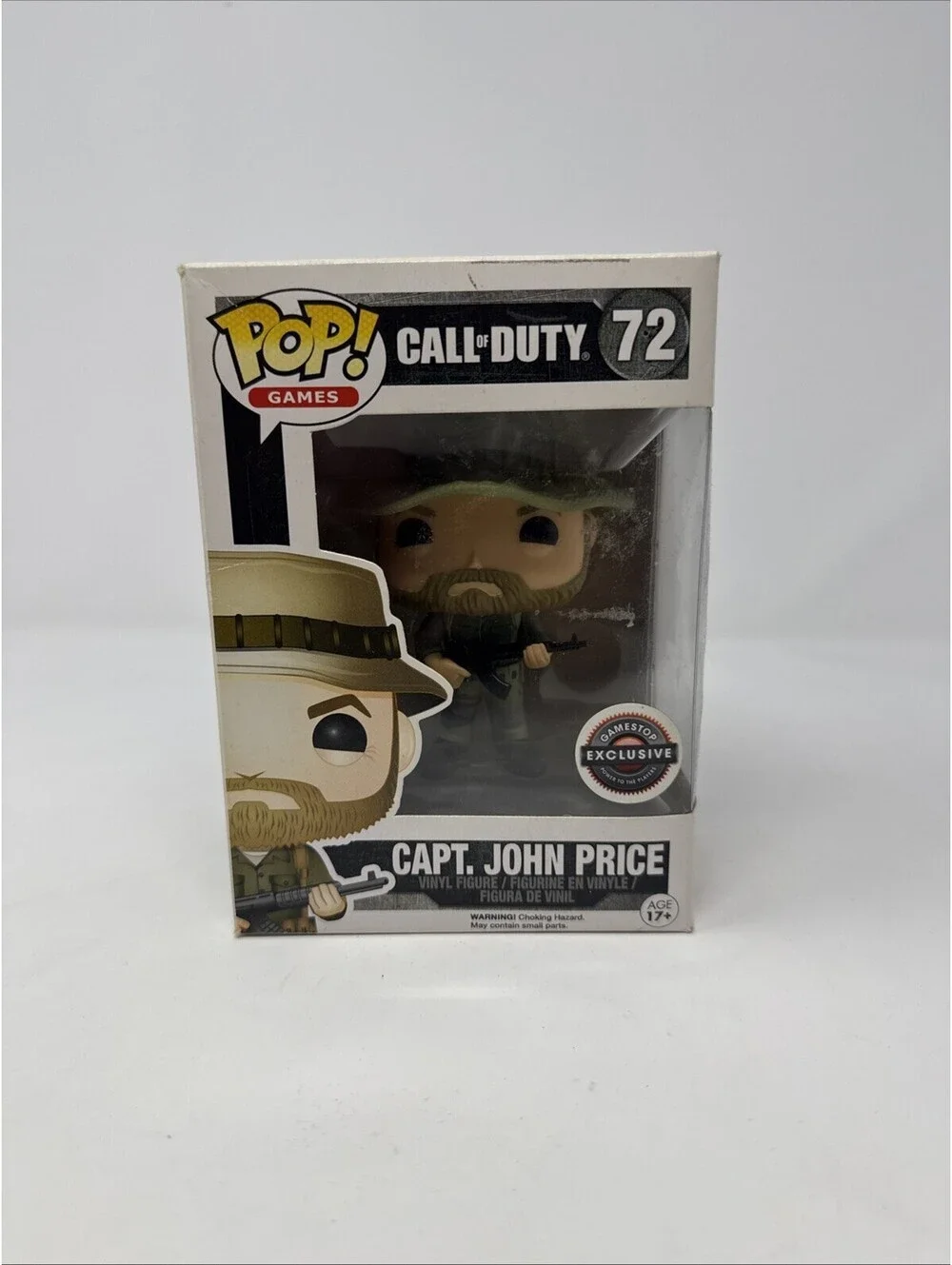 Funko Pop! Call of Duty: Capt John Price #72 GameStop Vinyl Figure +PROTECTOR C3